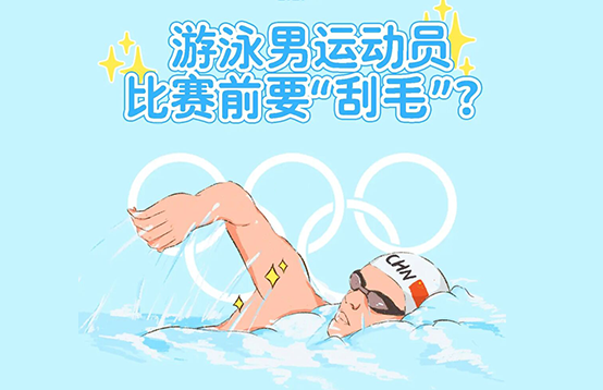 脫毛冷知識，為什么游泳運動員身上都是光溜溜的(圖1)